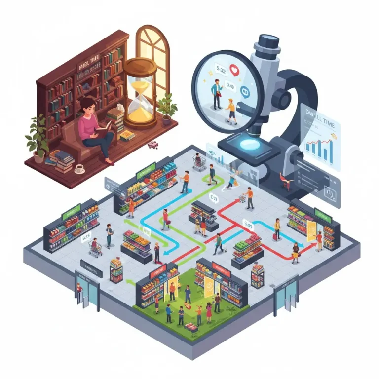 Ilustrasi Dwell Time pada toko retail